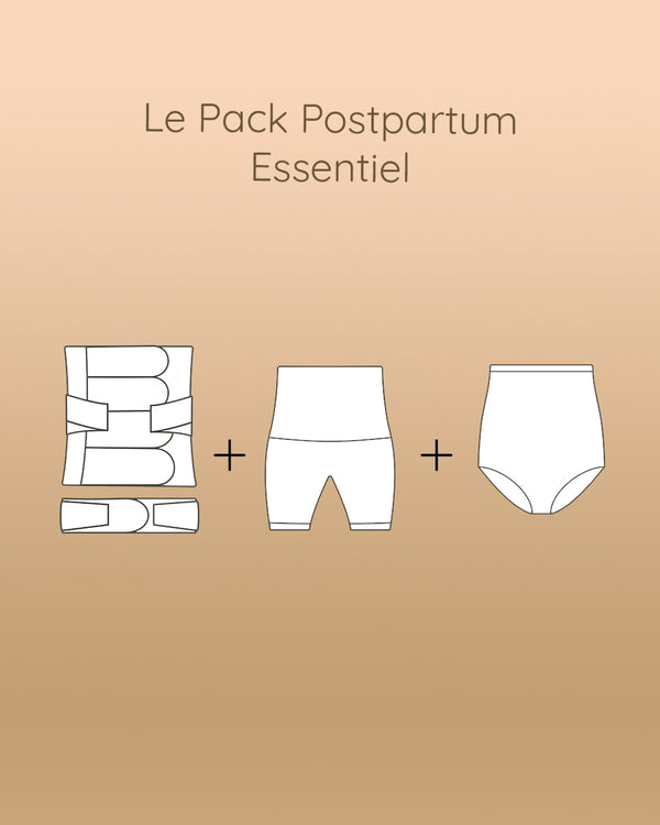 1 Ceinture Post Partum noire - Ceinture de récupération abdominale pour  césarienne - Soutien du dos Ventre Wrap Shapewear - Siamslim